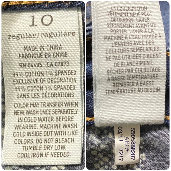 AEO American Eagle Outfitters Boy Fit Stretch Blue Relax Mid-rise Jeans Size 10 - Picture 12 of 13